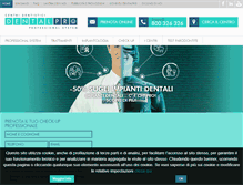 Tablet Screenshot of doctordentist.it